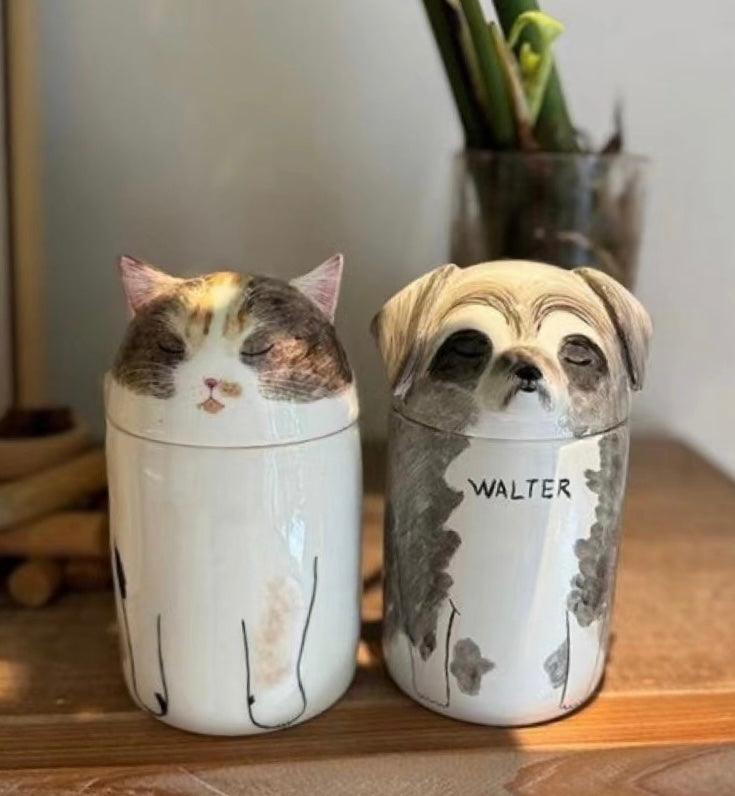 Custom Hand Painted Urns - Custom Pet Memories