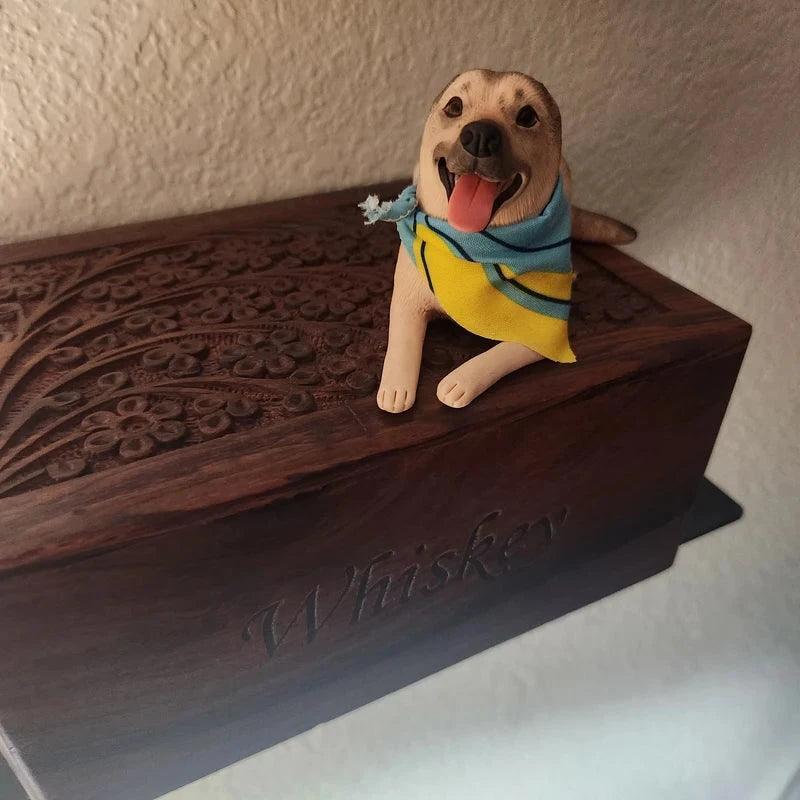 Personalized Pet Clay Sculpture,Custom Pet Statue,Pet Memorial,Pet Loss gifts - Custom Pet Memories